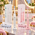 SUBORT S7 Sonic Electric Toothbrush – 5 Modes, 38,000 Vibrations/Min, IPX7 Waterproof, 6 Brush Heads