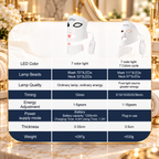 7-Color LED Silicone Face &amp; Neck Mask