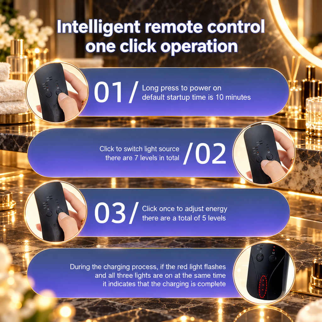7-Color LED Silicone Face &amp; Neck Mask