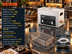 Ultrasonic Cleaner with Heater & Timer – 40kHz Stainless Steel Cleaning Tank