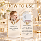 Hyaluronic Acid Microneedle Facial Roller Skincare Set