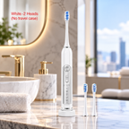 SUBORT S7 Sonic Electric Toothbrush – 5 Modes, 38,000 Vibrations/Min, IPX7 Waterproof, 6 Brush Heads