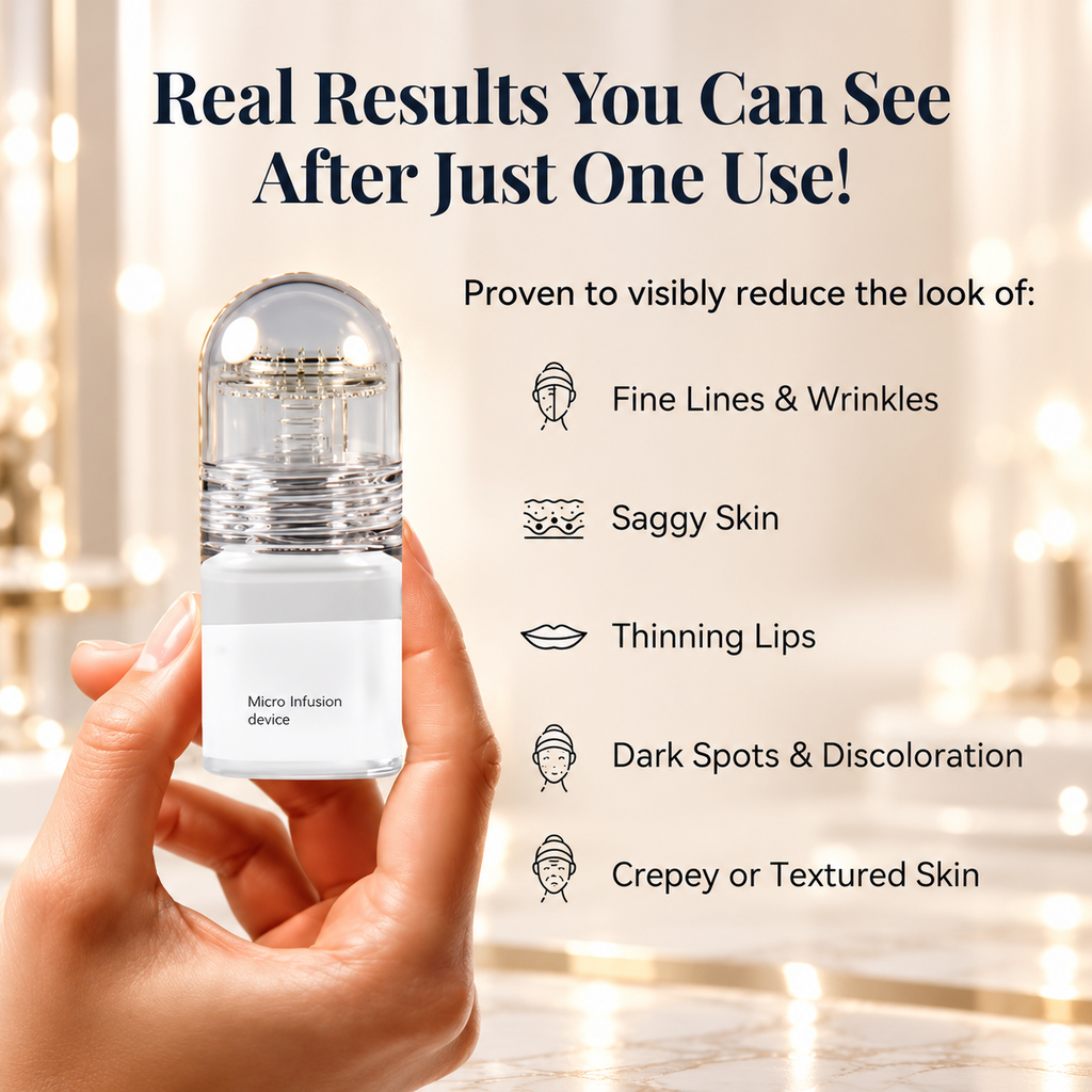 Hyaluronic Acid Microneedle Facial Roller Skincare Set