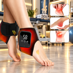 Cordless Heated Ankle Massager – 3 Heat Levels & Vibration