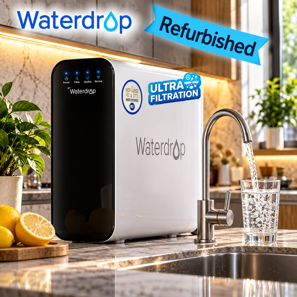 Refurbished Waterdrop 0.01 Micron Under Sink Water Filter System