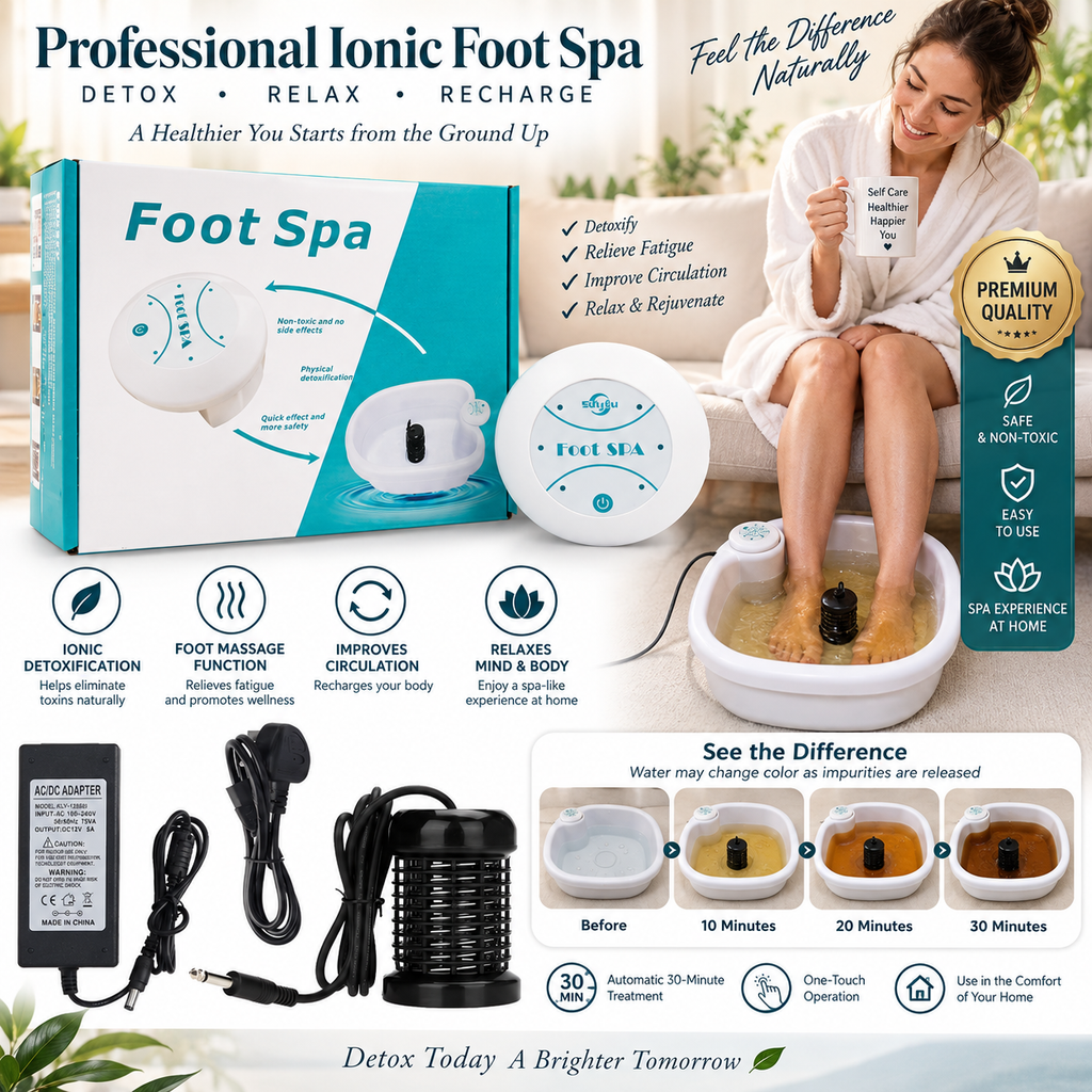 Ionic Detoxification Foot Spa & Massager