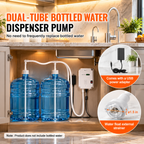 Bottled Water Pump System – 5 Gallon Electric Water Dispenser Pump | 100-240V