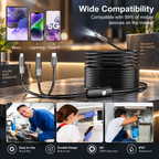 8mm 1080P Smartphone Inspection Boroscope