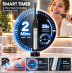 SUBORT S7 Sonic Electric Toothbrush – 5 Modes, 38,000 Vibrations/Min, IPX7 Waterproof, 6 Brush Heads