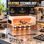 Ultrasonic Cleaner with Heater & Timer – 40kHz Stainless Steel Cleaning Tank