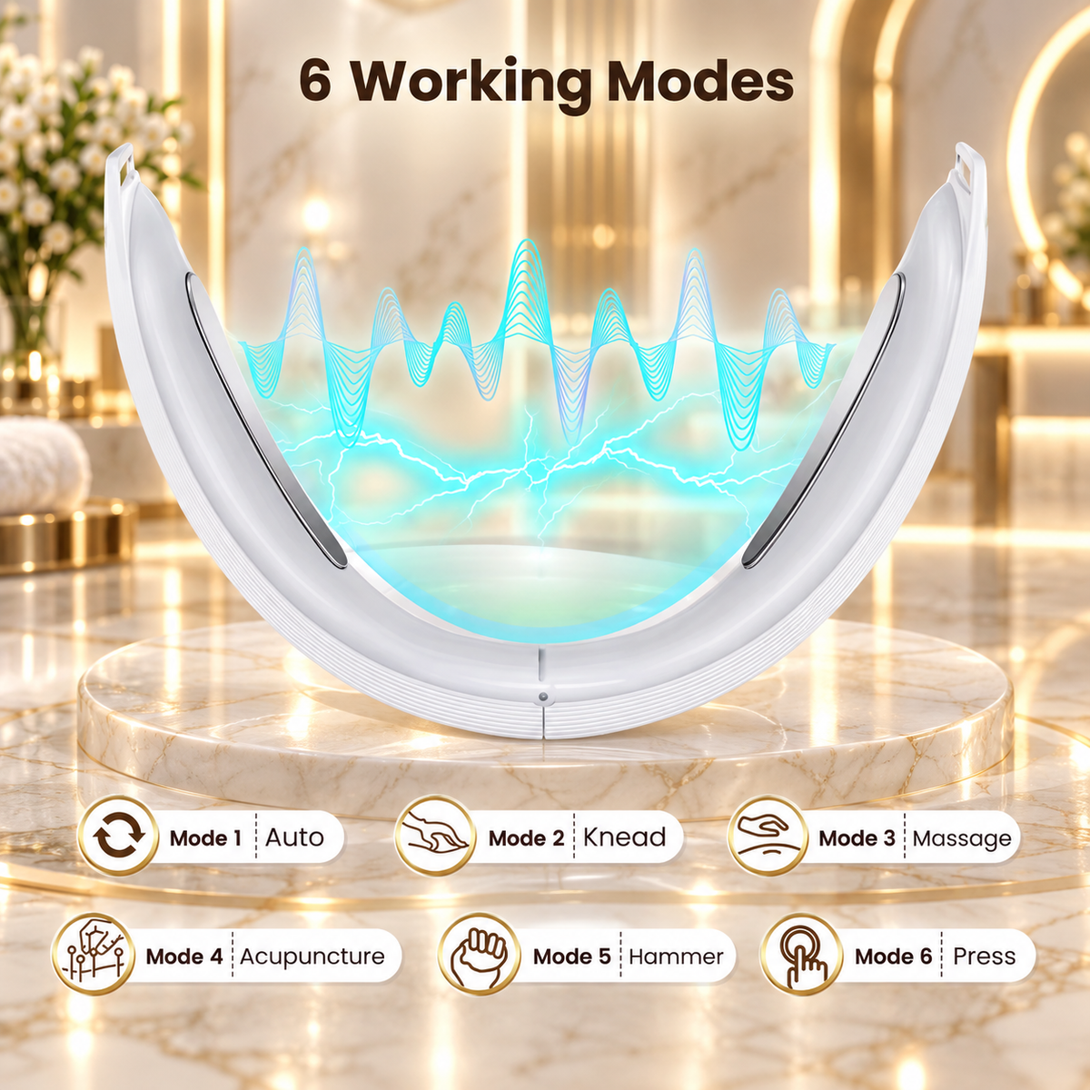 EMS Microcurrent Facial Anti-Aging Device