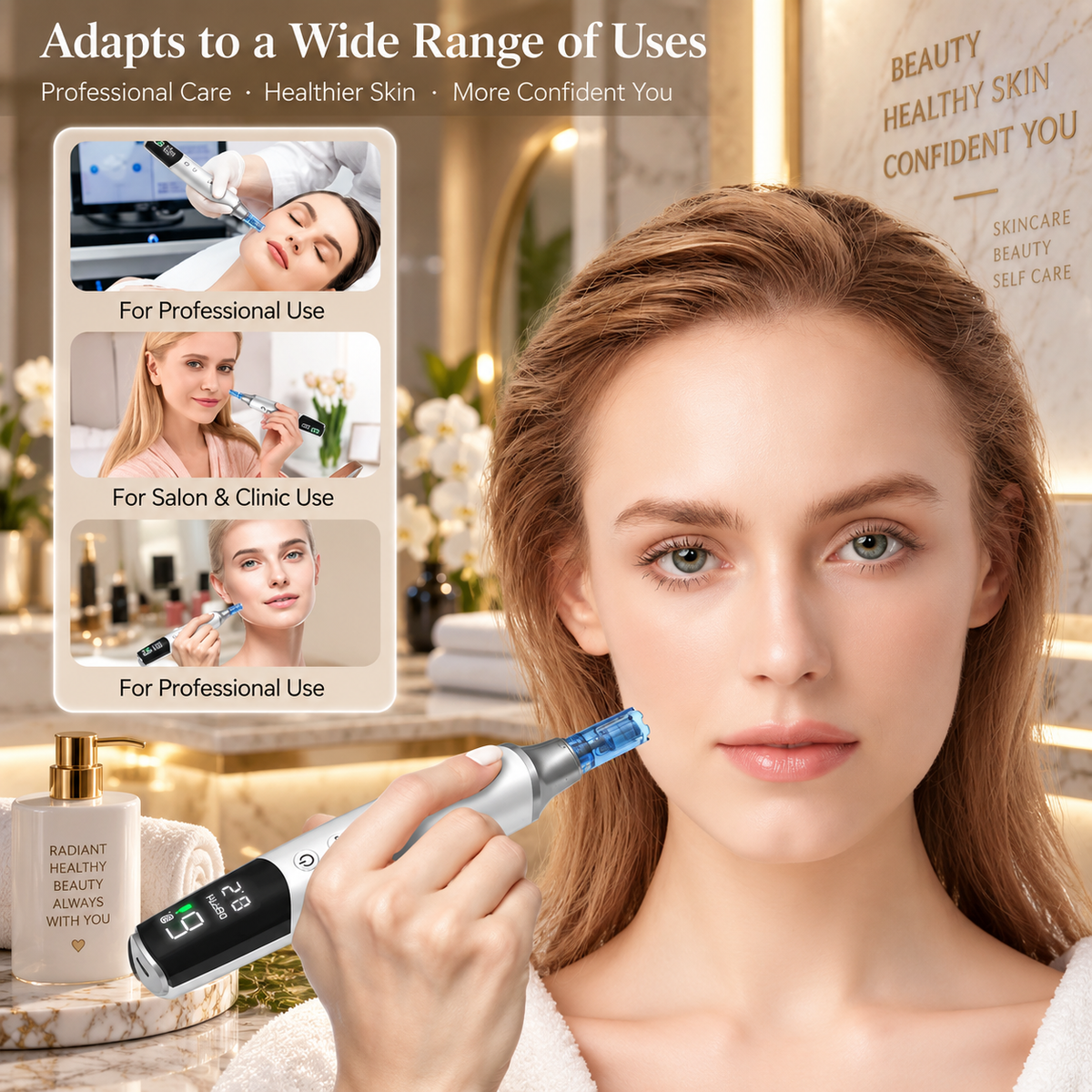 Professional Dr.pen M9 & LED Light Therapy Mask Kit