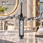 SUBORT S7 Sonic Electric Toothbrush – 5 Modes, 38,000 Vibrations/Min, IPX7 Waterproof, 6 Brush Heads