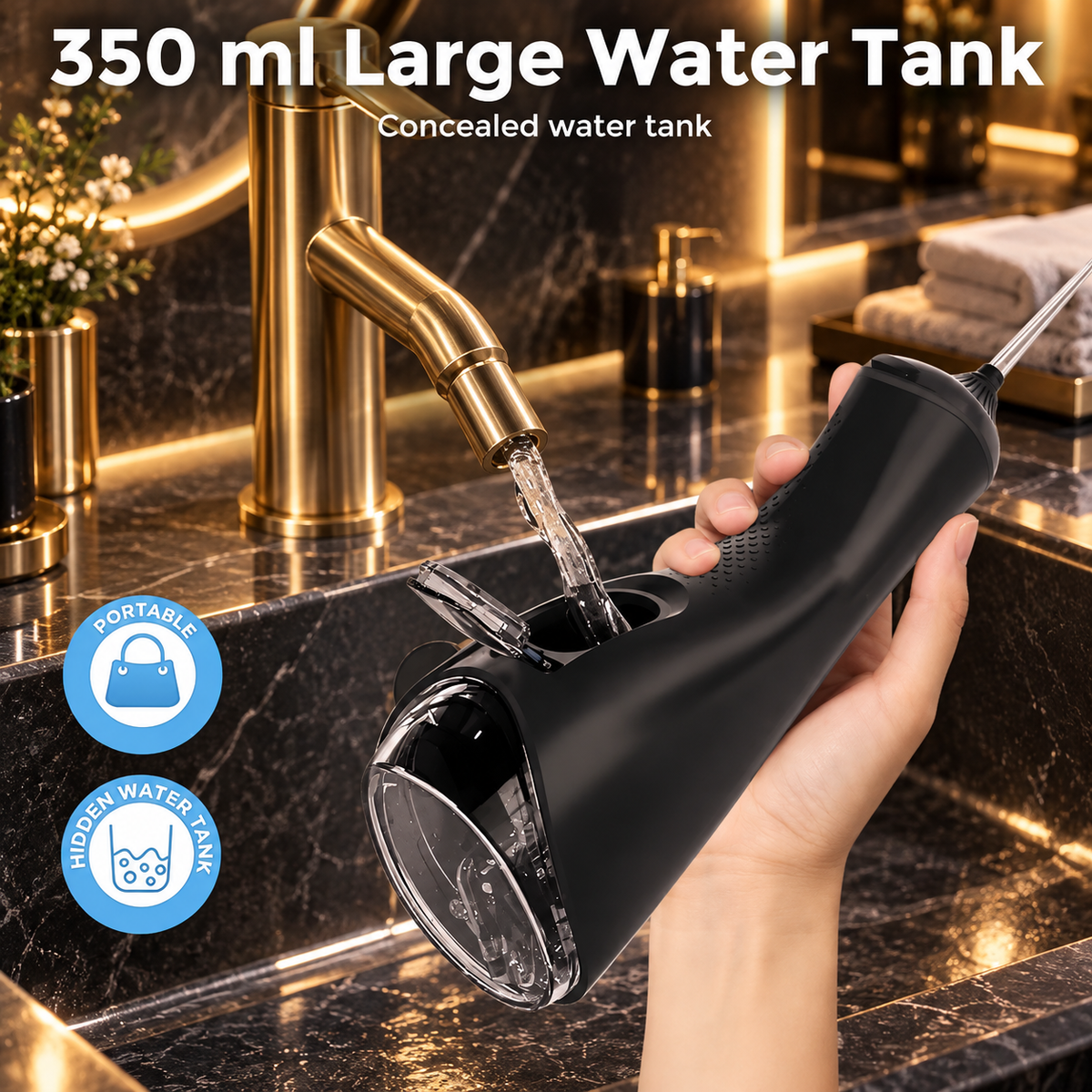 SEJOY 5-Mode Cordless Dental Water Flosser