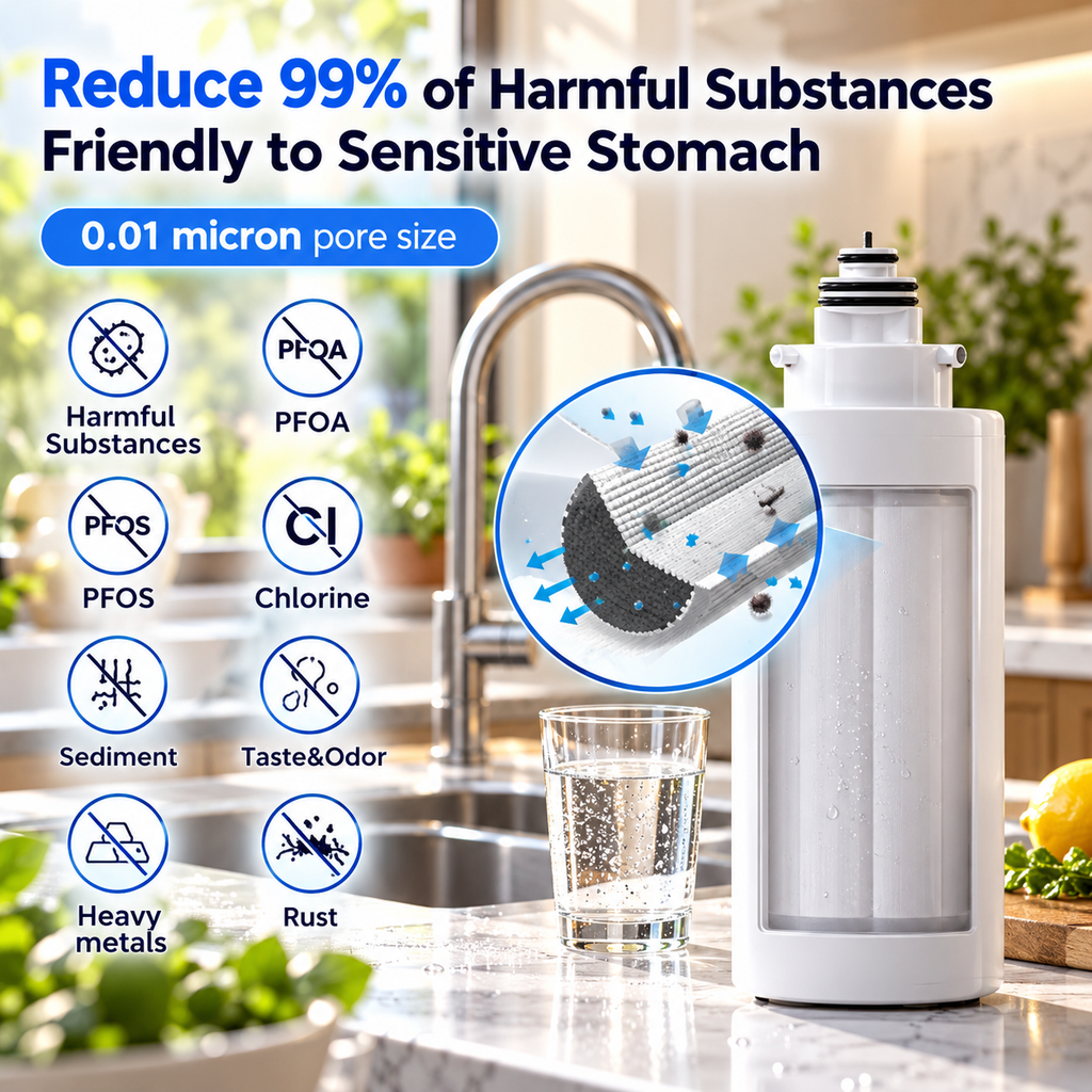 Refurbished Waterdrop 0.01 Micron Under Sink Water Filter System
