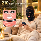 7-Color LED Silicone Face &amp; Neck Mask