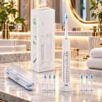 SUBORT S7 Sonic Electric Toothbrush – 5 Modes, 38,000 Vibrations/Min, IPX7 Waterproof, 6 Brush Heads