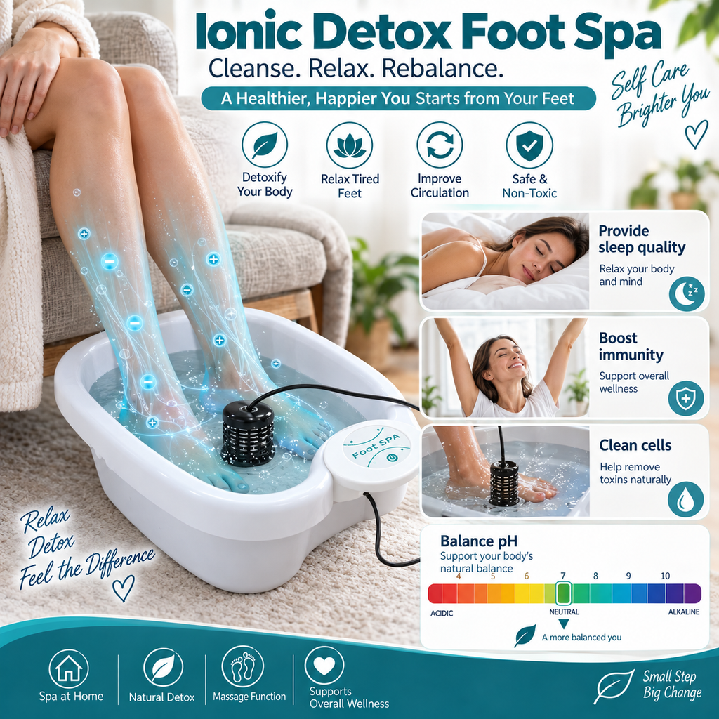 Ionic Detoxification Foot Spa & Massager