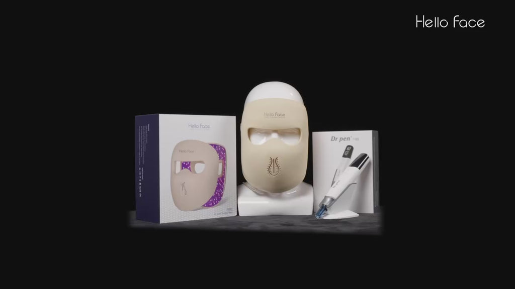 Professional Dr.pen M9 & LED Light Therapy Mask Kit