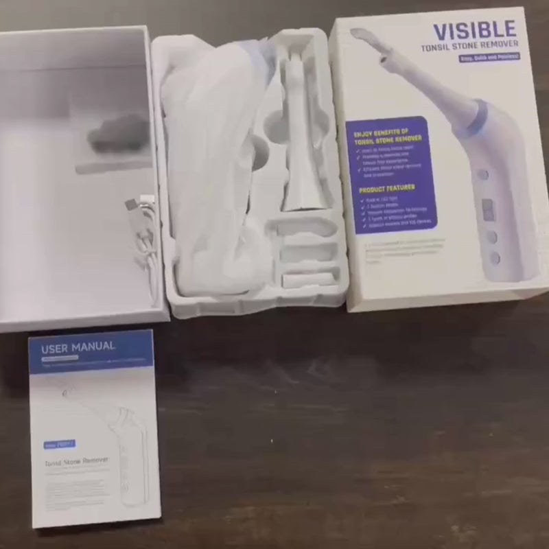 HD Visual Electric Tonsil Stone Remover Kit